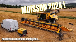 😎 MOISSON 2024 CR990 amp John Deere 6R  🌾 conditions et récoltes compliquées cette année 💧 [upl. by Padriac]