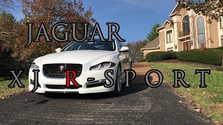 Jaguar XJ RSport Review A Luxury Sports Car [upl. by Ertsevlis]