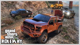 GTA 5 Roleplay  HUGE Offroad Dirt Track Ride Out  RedlineRP 176 [upl. by Burnight]