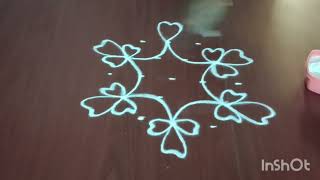 53 dots rangolitraditional muggulu beautiful rangoli Lalitha Rangoli Designs [upl. by Charla]