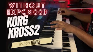 KORG KROSS 2 latest indian tones  Without expcm003  2023 [upl. by Lillith395]