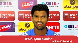 Washington Sundar press conference  India Vs New Zealand  From Pune India [upl. by Clellan]