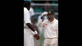 Curtly Ambrose vs Steve Waugh in 1995 curtlyambrose stevewaugh westindiescricketteam testcricket [upl. by Eintruok147]