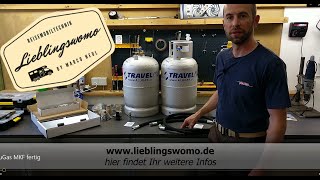 ALUGAS Travelmate LPG Tankflaschen mit Innenbefüllanschluß [upl. by Lledyl]