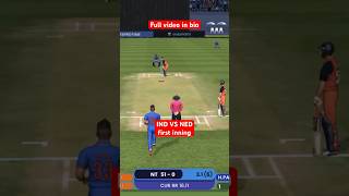 IND VS NED first inning cricket shorts trendingsong viral [upl. by Evangelina]