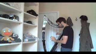 Tifas Theme  Final Fantasy VII  Harp cover [upl. by Ahsitnauq]