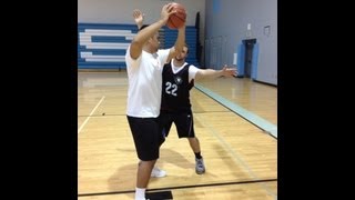 Post Player Tip quotKeep the Basketball Above your Headquot for Youth Basketball [upl. by Malin]