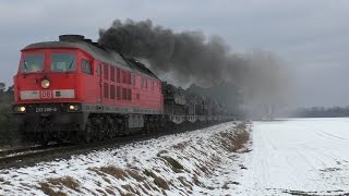 Showeinlagen der Baureihe 233 im Militärverkehr auf der OHE I Bundeswehr [upl. by Bellew]