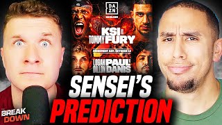 FaZe Sensei’s KSI VS TOMMY FURY Final Predictions [upl. by Ayenat]