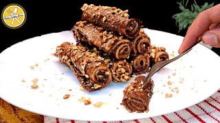 Chocolate Swiss Rolls Recipe  No Bake Chocolate Swiss Rolls Recipe  AimonsCookingStories [upl. by Devondra573]