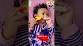 Baby teething baby teething teether cutebaby ytshortsindia youtube shorts [upl. by Nihcas635]