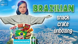 this drink is made from eyeballs  Brazilian Snack Crate Unboxing [upl. by Eolande]