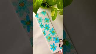 diy bookmark floral art bookmarker craft handmade punjabisong song music [upl. by Hammel]