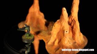 Wargaming Terrain Showcase Termite Mound [upl. by Nwaf267]