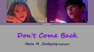 heize  dont come back ft junhyung Indosub HanRomIndo [upl. by Nipahc]