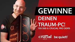 Crucial T705 SSD amp Crucial Pro DDR5 im Test  Ultimativer Gaming PC Gewinnspiel AUSGELOST [upl. by Oralie]