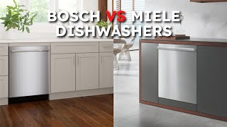 Top Tier Dishwasher Brands Bosch vs Miele  Which Cleans Better [upl. by Edana561]