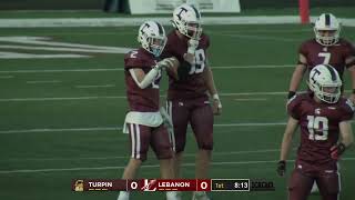 Turpin vs Lebanon Varsity Football 92223 [upl. by Eserahc]