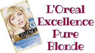 DiY Capelli biondi senza problemi  LOREAL EXCELLENCE PURE BLONDE Marta Aloisi ♥ CornerCurvy [upl. by Dyane395]