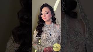 EmanRajab full walima look say Mashah Allah❤️rajabwedding faizasaloon [upl. by Nyllewell]