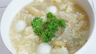 MOST POPULAR DISH AT EVERY VIETNAMESE WEDDING quotSUP MANG CUAquot  Asparagus Crab Soup [upl. by Poucher63]