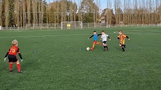 Dribbel Festival KSK Wavria U7 football match [upl. by Hannasus]