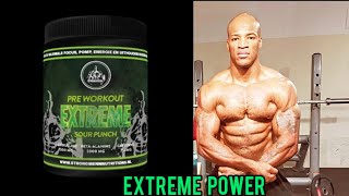 THE POWER OF EXTREME PREWORKOUT IN POWERLIFTING [upl. by Nalla]