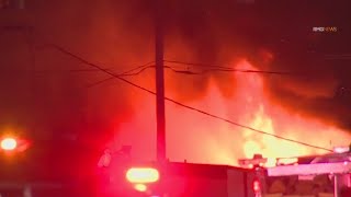 1 dead in El Monte warehouse fire [upl. by Dyan630]