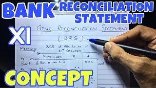 1 Bank Reconciliation Statement  Concept By Saheb Academy  Class 11 [upl. by Ehcram]