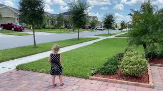 Excited Granddaughter seeing grandparents after 3 months [upl. by Yajeet643]