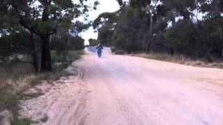 CRM 250 SMR  super motard  with CR250 cylinder 265cc testing [upl. by Lenhart]