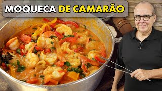 A MELHOR RECEITA DE MOQUECA DE CAMARÃO DO CHEF TAICO [upl. by Acassej]