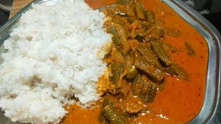 Vendakkai Kulambu Recipe  in Tamil  Sangeetha Foodie  Kitchen Channel [upl. by Anirrok]