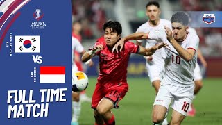 AFC U23 ASIAN CUP QATAR 2024  QUARTER FINAL INDONESIA 2 VS 2 SOUTH KOREA  FULL TIME MATCH [upl. by Aicatsana933]