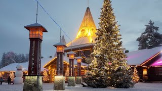 Santa Claus Village before Christmas 🎅🦌🎄 visit home of Father Christmas Rovaniemi Lapland Finland [upl. by Kcirneh]