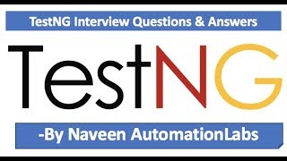 TestNG Interview Questions and Answers  TestNG Framework Interview Questions [upl. by Roxy206]