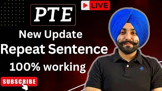 PTE Repeat Sentence New Update how to improve Repeat Sentence  Gurwinder Sir [upl. by Relyt]