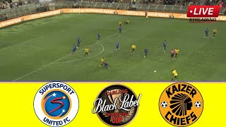 🔴Supersport United vs Kaizer Chiefs LIVE Match Streaming Today Carling Knockout Cup 2024 [upl. by Yenittirb]