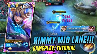 META KIMMY MID LANE IS REAL  KIMMY BEST BUILD  TOP GLOBAL KIMMY MLBB [upl. by Notsle]