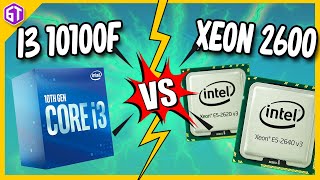 Kit Xeon 2650 ou 2620 V3 Vs Kit Core I3 10100F Quem Leva a MELHOR Melhor CxB [upl. by Nayar]