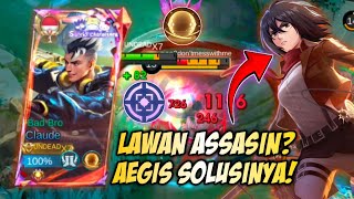 SALAH SATU SPELL TERKUAT CLAUDE DIMETA SEKARANG COUNTER META ASSASIN  TOP GLOBAL CLAUDE  MLBB [upl. by Arval]