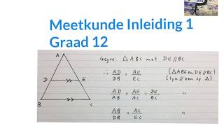 Meetkunde graad 12 Inleiding 1 wiskdou [upl. by Sada]