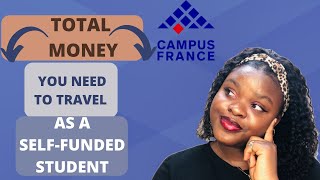 TOTAL COST OF TRAVELLING TO 🇫🇷AS A SELFFUNDED STUDENT HOW MUCH YOU NEED TO BUDGET [upl. by Nujra]