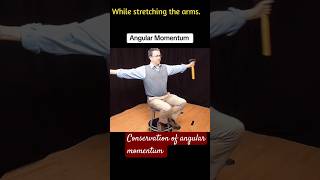 Angular momentum mechanics physics shorts science [upl. by Stilu]