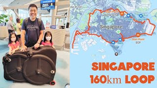 Singapore Loop Round The Island by Bike from Philippines English Subtitles [upl. by Sredna673]