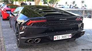 Lamborghini Huracán INSANE Revving and Sound [upl. by Ahsikal]