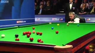 Snooker World Championship 2012 STEPHEN HENDRY vs JOHN HIGGINS Frame17 P1 [upl. by Harbot]