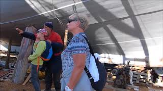 Visite dun chantier naval à Essaouira février 2018 [upl. by Ahel844]