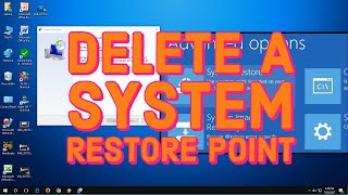 How to Delete System Restore Point Windows 10 [upl. by Meng]