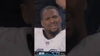 Parsons’ reaction after the Bengals got the ball back following a blocked punt by Dallas shorts [upl. by Cleaves]